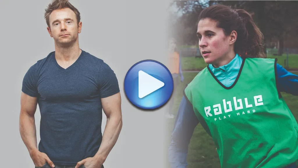 Fitness entrepreneur Charlotte Roach as a guest on the Healthy Ambition podcast with personal trainer Scott Laidler