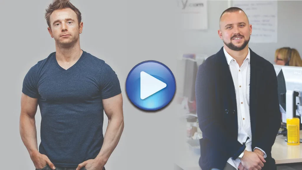 Entrepreneur Thomas Deldago as a guest on the Healthy Ambition podcast with personal trainer Scott Laidler