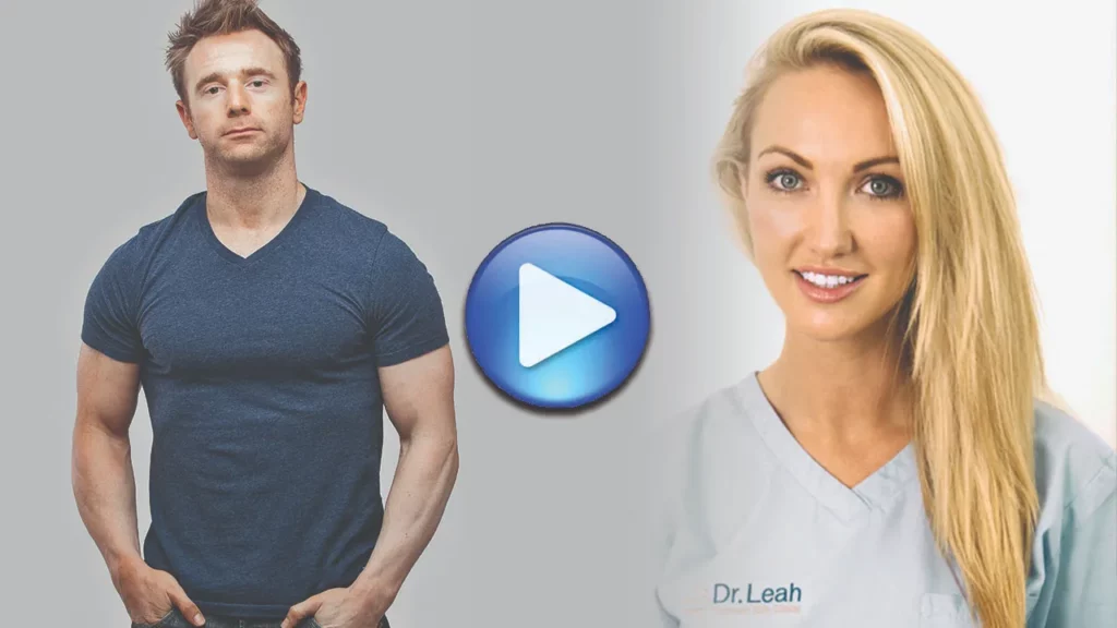 Dr. Leah Totton as a guest on the Healthy Ambition podcast with personal trainer Scott Laidler