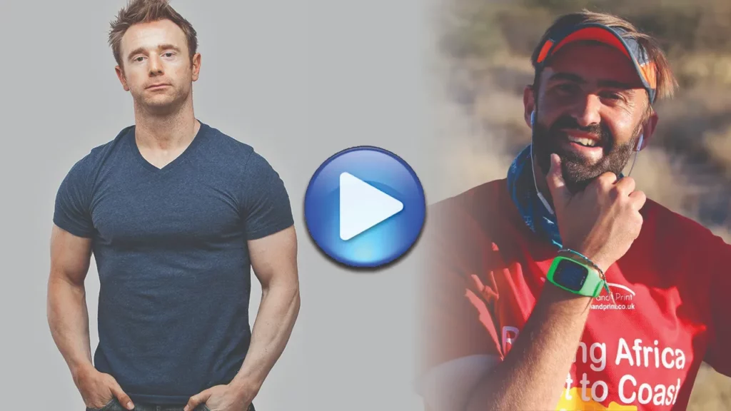 Adventurer Brendan Rendall as a guest on the Healthy Ambition podcast with personal trainer Scott Laidler