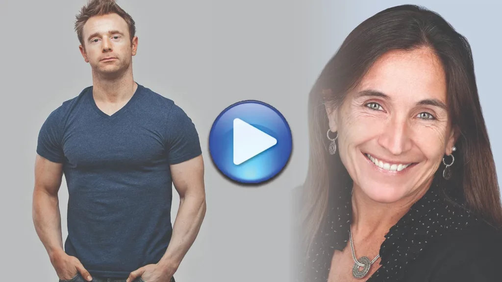 Entrepreneur and author Lara Morgan as a guest on the Healthy Ambition podcast with personal trainer Scott Laidler