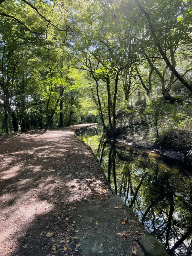 Scott Laidler, fitness coach on a country hike in Dartmoor National Park, UK