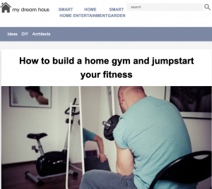 My dream haus feature on building a home gym featuring personal trainer Scott Laidler