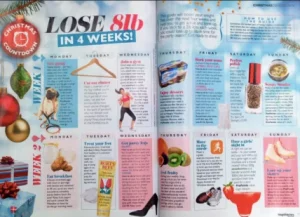 best magazine feature on how to lose 8lbs featuring comments from personal trainer Scott Laidler