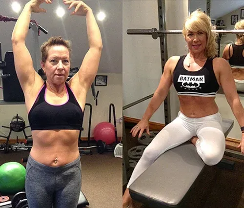 Annie body transformation with online fitness trainer Scott Laidler