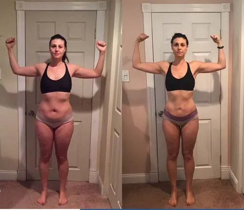 Lauren's weight loss transformation with online personal trainer Scott Laidler