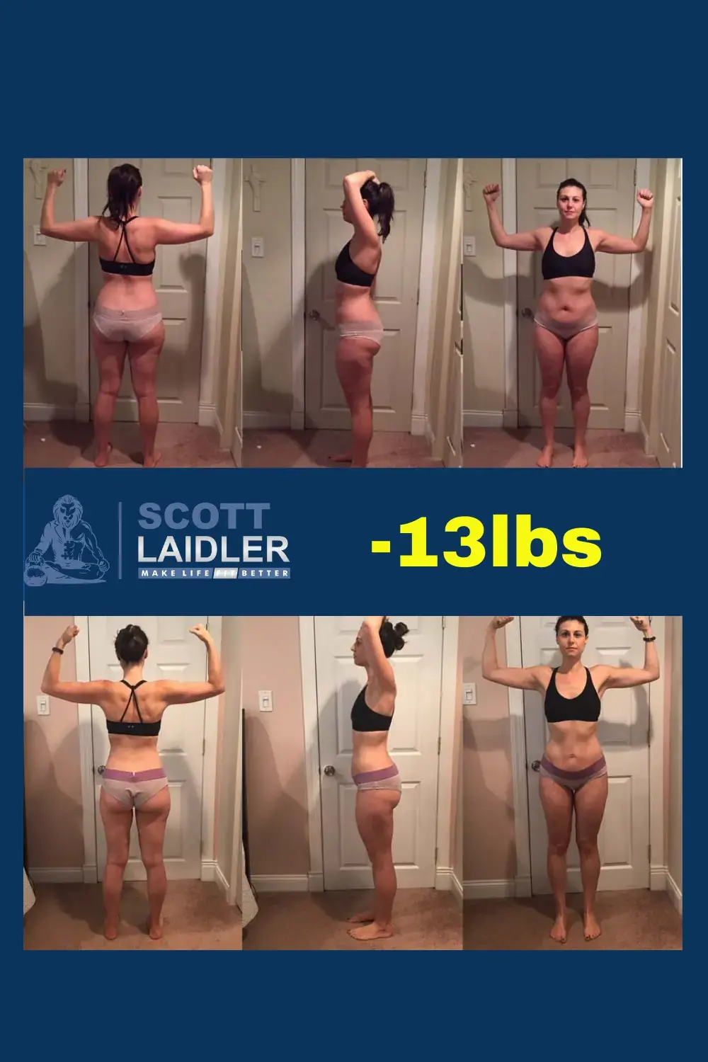 Online fitness client Lauren's fat loss results with Scott Laidler