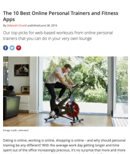 10 Fitness online personal trainers and fitness apps review featuring Scott Laidler by coach magazine