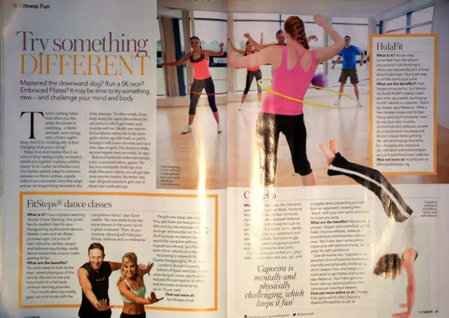 Fitness coach Scott Laidler's feature on shaking up your fitness regime with Top Sante magazine