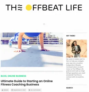 How to start an online fitness training business comments from Scott Laidler for the offbeat life website