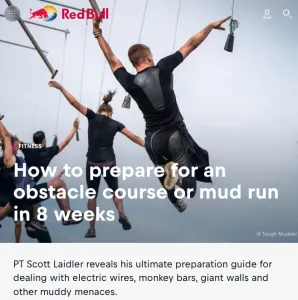 Article on preparing for an obstacle race or mud run from personal trainer Scott Laidler