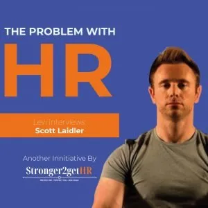 The HR podcast Cover with Personal trainer Scott Laidler as guest