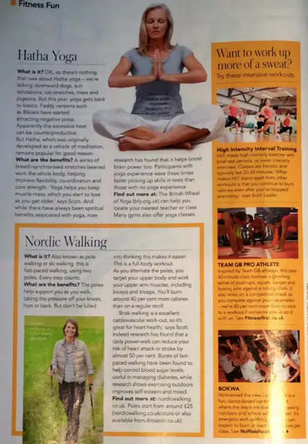 Personal trainer Scott Laidler's feature with Top Sante magazine