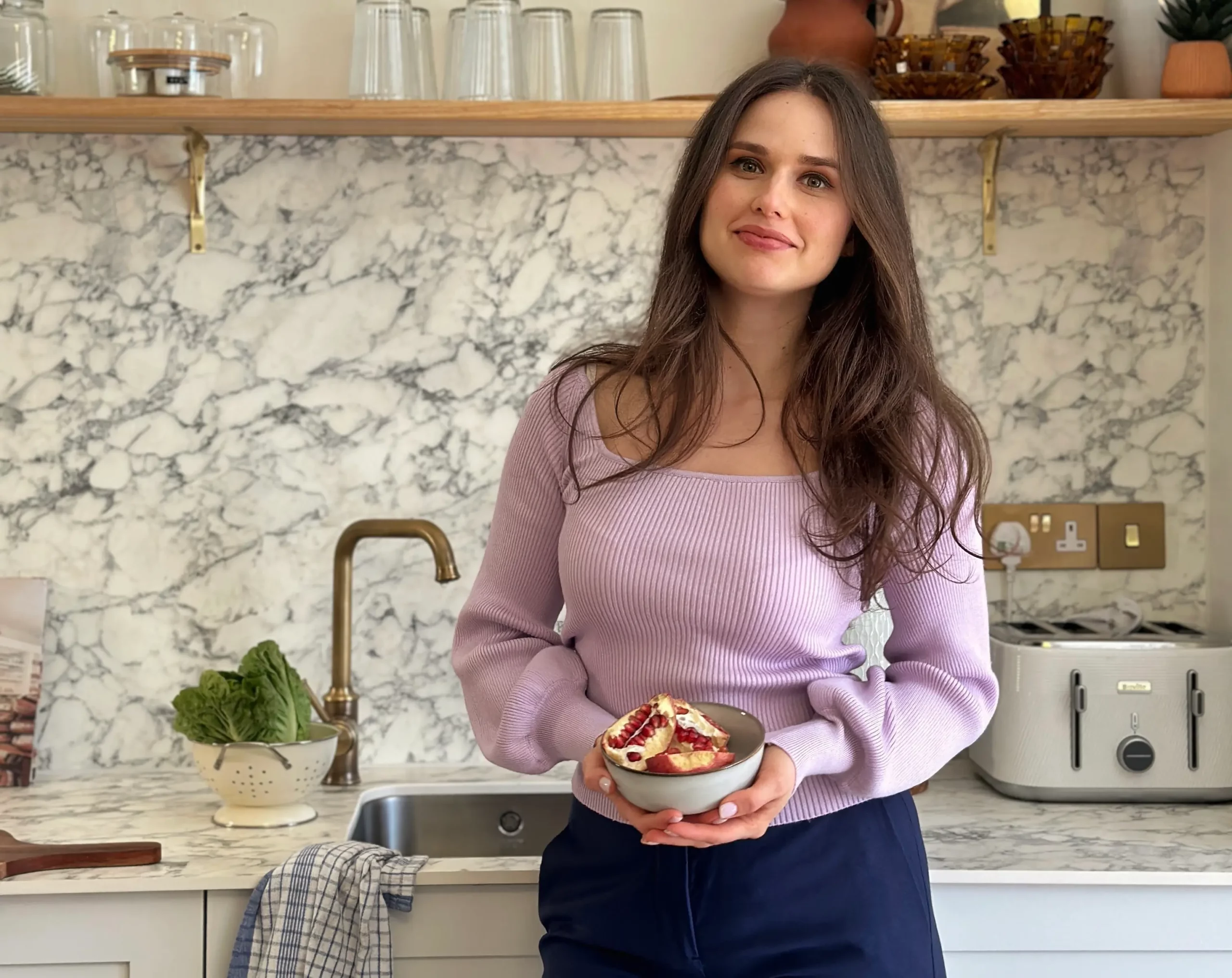 Dr Katie Turianytsia in her kitchen