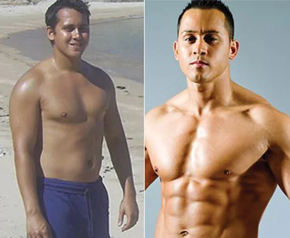 Vyn's body transformation with fitness coach Scott Laidler