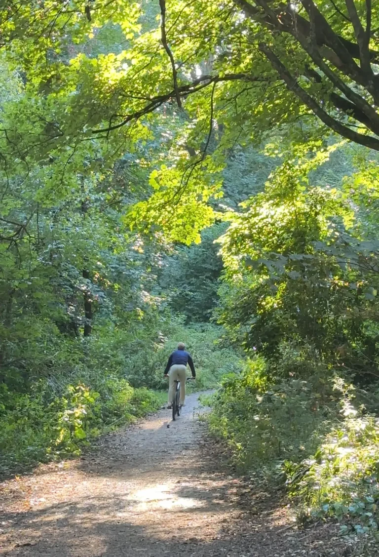 personal training Scott Laidler on an active recovery bike ride in Cornwall, England