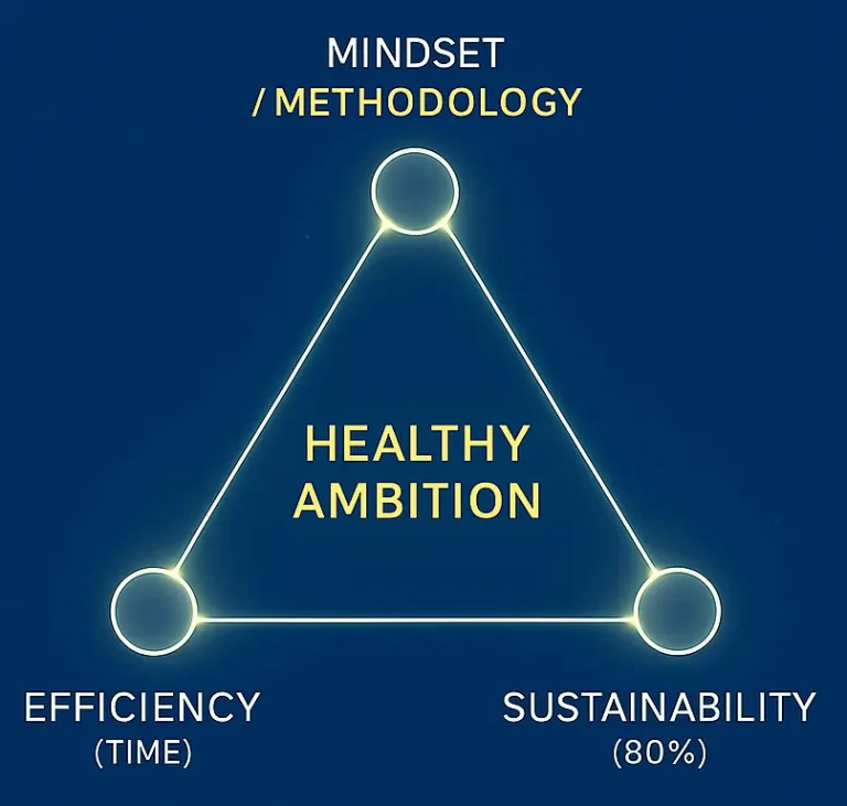 Scott Laidler's fitness methodology 'Healthy Ambition' explained in visual diagram
